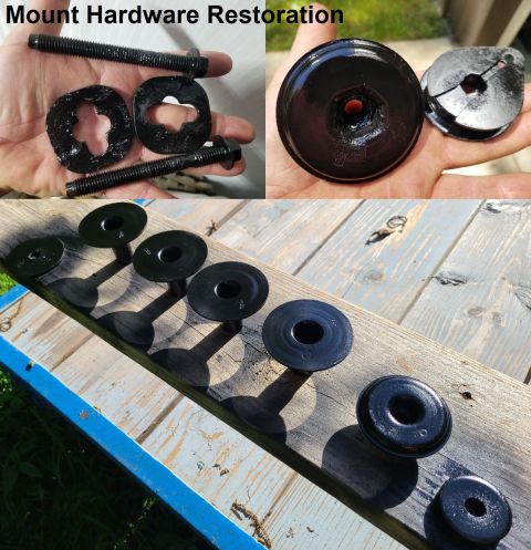 1983 Ford Bronco - Hardware Restoration IF THE IMAGE IS TOO SMALL, click it. If possible, sandblasting & painting the hardware will reverse some age damage, a…