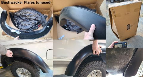 1983 Ford Bronco - '92-96 Bronco & F-series (& '97 >8500GVWR) Bushwacker 20904-11 Extenda-Flare Set (never installed) IF THE IMAGE IS TOO SMALL, click it. Shi…
