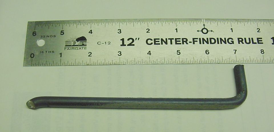 This is the piece that spontaneously broke off the torsion bar.