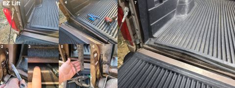 1993 Ford F-250 - EasyLift Tailgate Torsion Rod IF THE IMAGE IS TOO SMALL, click it. This is the 3rd of my pickups to get this mod, which makes the tailgate…