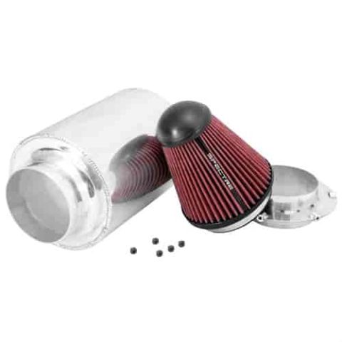 2000 Ford Explorer - This is a Spectra air intake system, including a cone filter and a polished aluminum intake tube.