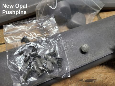 1983 Ford Bronco - Opal Pushpins for '92-96 Bronco Camper Trim & Tailgate Carpet IF THE IMAGE IS TOO SMALL, click it. Compare to AuVeCo 19373