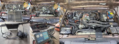 1993 Ford F-250 - R134a Swap IF THE IMAGE IS TOO SMALL, click it. The A/C system had already been converted to R134a before I bought it, but it was empty. Wh…