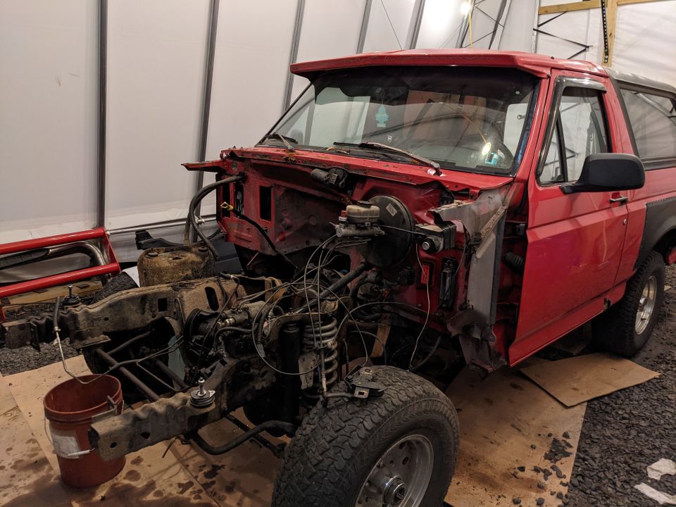 Front End Removed