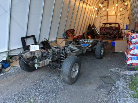 1996 Ford Bronco - Body Removed.