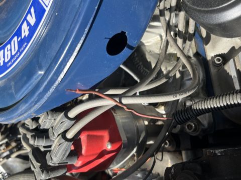 1975 Ford Ranchero - temperature gauge sender wire