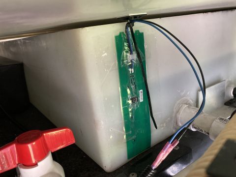 2015 Ford F-550 - Fresh water tank