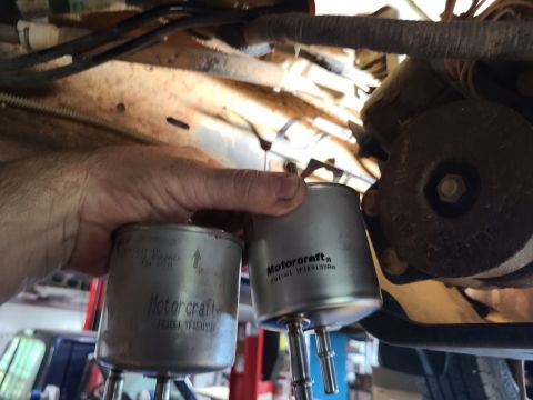 2003 Ford Ranger - The fuel filter was among the first things changed, but it was a MotorCraft.