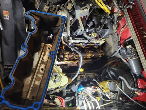 2003 Ford Ranger - The oil leaks were coming from the VCGs, so they both got changed. So was the PCV valve.