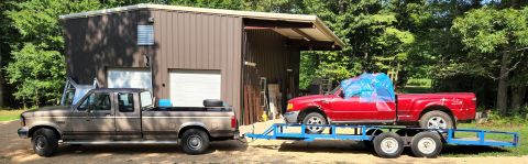 2003 Ford Ranger - The last time it was here, it looked like-new. IF THE IMAGE IS TOO SMALL, click it. Surprisingly, I drove it onto & off of the trailer, wit…