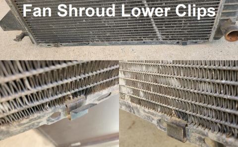 1983 Ford Bronco - Fan Shroud Lower Clips IF THE IMAGE IS TOO SMALL, click it.