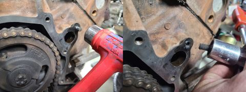1983 Ford Bronco - To make extracting a broken bolt easier, rap on it with a small hammer to vibrate the threads, and allow the penetrating oil to seep in bef…