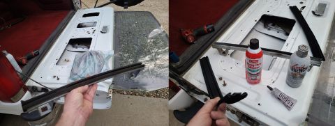 1983 Ford Bronco - The internal glass runs commonly dry-rot and break apart, allowing the glass (w/o defrost E0TZ9842006B, w/defrost F2TZ9842006A) to rattle a…