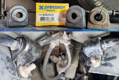 2003 Pontiac Grand Am - Moog K201413 Rear Sway Bar Bushings IF THE IMAGE IS TOO SMALL, click it. After a couple of test-drives and inspecting the suspension, the n…