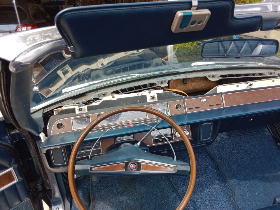 July 26th, 2023 got the Top Dash Pad removed with Erik's help. Got car in garage before storms coming.