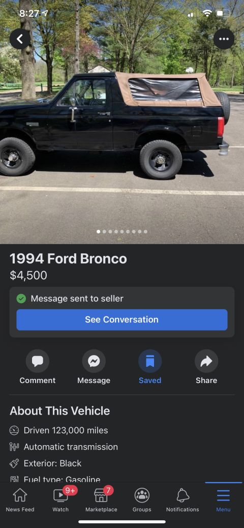1994 Ford Bronco “XL”