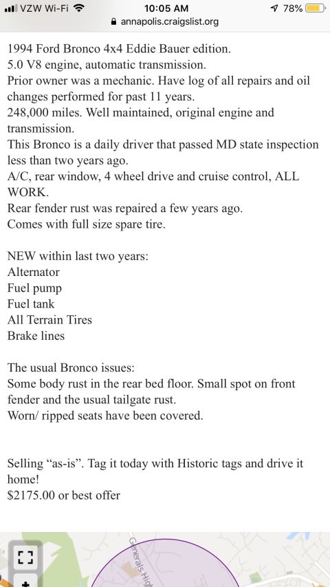1994 Ford Bronco “Eddie”