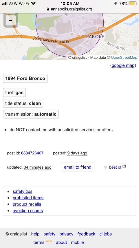 1994 Ford Bronco “Eddie”