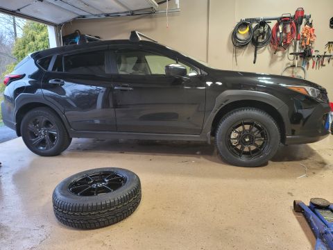2024 Subaru Impreza - Front Sparco, rear OEM