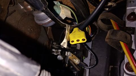 1969 Mercury Marquis - A mystery 3 prong female plug under the dash near the fuse block and e-brake release. Don't know what this is for, but would like to know.