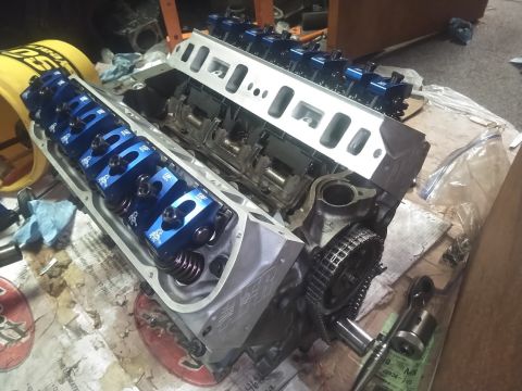 1990 Ford F-250 - AFR185 Renegade heads gone through and done to AFR195 specs yet still emissions legal if needed. Hardened pushrods i managed to reuse from…