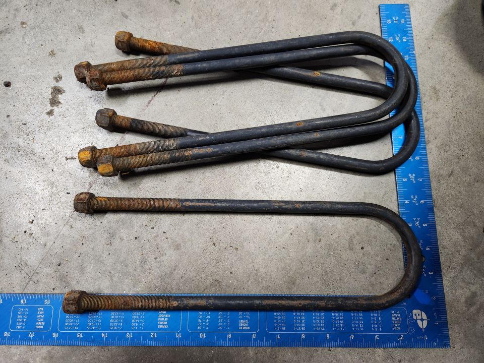 USED U-bolts 16x3.25" threaded 1/2-20
IF THE IMAGE IS TOO SMALL, click it.