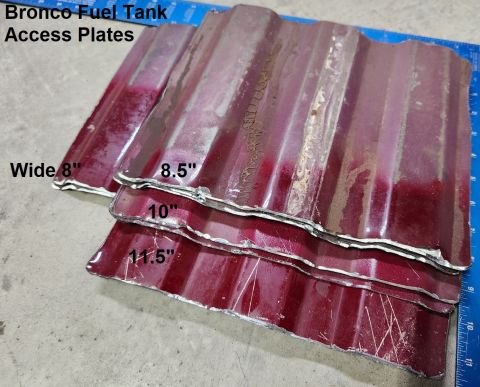 1983 Ford Bronco - Fuel Pump Access Plates (each includes 10 self-drilling screws & reusable mastic sealant) IF THE IMAGE IS TOO SMALL, click it. [url=https:/…
