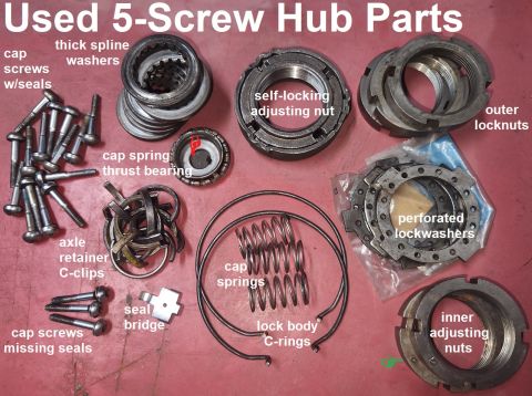 1983 Ford Bronco - Used 5-Screw Auto Hub Lock Parts IF THE IMAGE IS TOO SMALL, click it. [url=https://www.ebay.com/sch/i.html?_ssn=untod]Also available via eB…