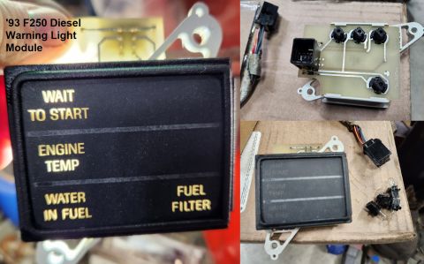 1983 Ford Bronco - '92-97 Diesel Warning Light Module (cleaned) IF THE IMAGE IS TOO SMALL, click it. [url=https://www.ebay.com/sch/i.html?_ssn=untod]Also avai…