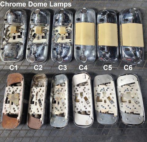 1983 Ford Bronco - Chrome Dome/Map Lamps IF THE IMAGE IS TOO SMALL, click it.
