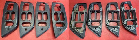 1983 Ford Bronco - Left '92-96/7 Power Window & Mirror Switch Bezels IF THE IMAGE IS TOO SMALL, click it.
