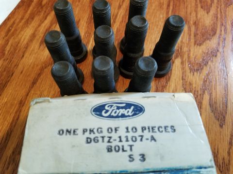 1983 Ford Bronco - Front D44IFS Lug Studs (new & used) IF THE IMAGE IS TOO SMALL, click it.