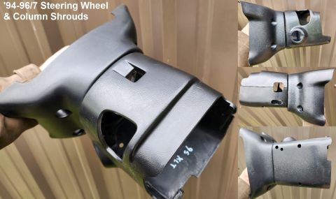 1983 Ford Bronco - '94-96/7 Steering Wheel & Column Shrouds (wheel with airbag) IF THE IMAGE IS TOO SMALL, click it.