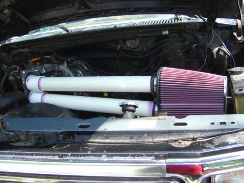 1986 Ford Bronco - Temporary solution using 2"pvc pipe