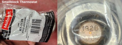 1983 Ford Bronco - Genuine thermostats are still available, and affordable. The rated temperature is 192°F. IF THE IMAGE IS TOO SMALL, click it. Motorcraft RT…