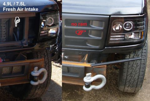 1983 Ford Bronco - Contrary to popular mythology, the 4.9L/7.5L fresh air intake is NOT inherently better than the 5.0L/5.8L duct, which is higher (less-likel…