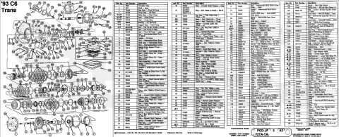 1983 Ford Bronco - C6 Exploded Diagram for '93 (others similar) IF THE IMAGE IS TOO SMALL, click it.