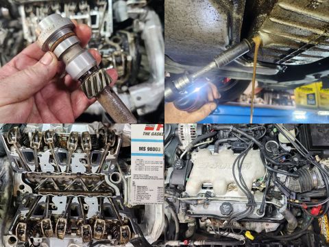 2003 Pontiac Grand Am - Other than the failed gaskets and milky oil, everything visible still looked OK. So I took a couple-hundred-dollar chance on some improved…