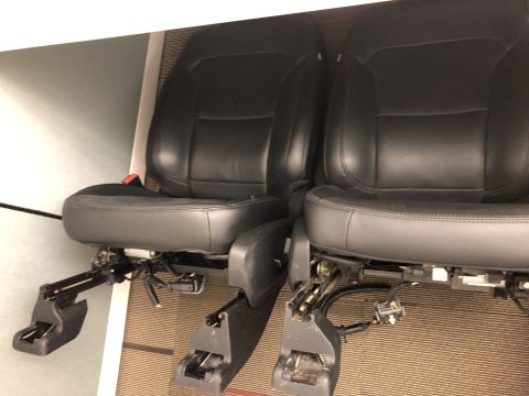 2016 Ford Explorer - track later installed on the LH seat.