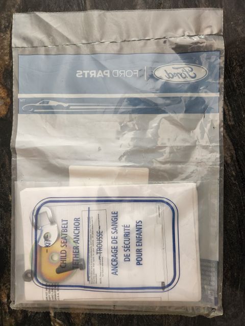 1983 Ford Bronco - This child seat tether kit is generic, so its washer & nut don't fit the corrugations of the Bronco floor. See also: [url=https://www.super…