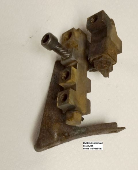 1969 Mercury Marquis - This is the old splitter block and proportioning valve. Erik was unable to get the piston centered for the "brake system" light on the dash…