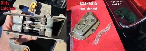 1983 Ford Bronco - Tailgate (or Door) Latch Cleaning IF THE IMAGE IS TOO SMALL, click it. Latches that have not been properly maintained may need deep cleanin…