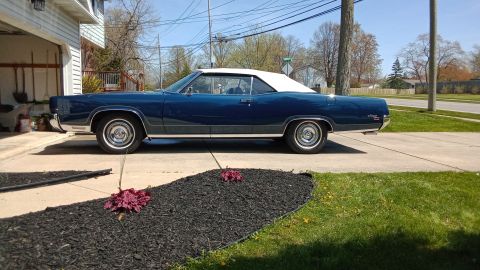 1969 Mercury Marquis - Sunny side. April 26th, 2024 after cleaning wheels.