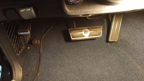 1969 Mercury Marquis - Showing new dimmer switch cover with pedals all cleaned up