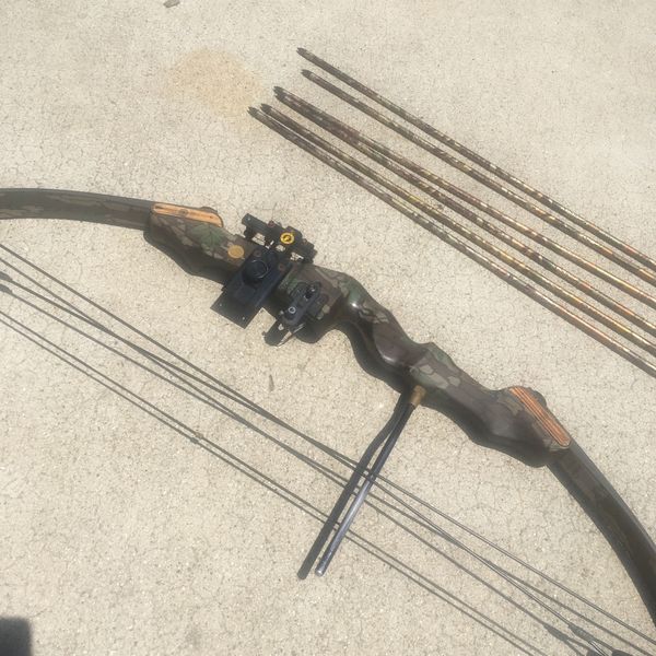 Martin Compound Bow and arrows