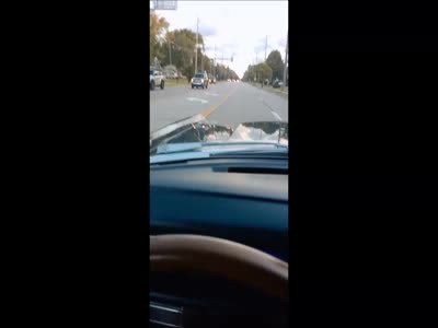 1969 Mercury Marquis - Driving along Reynolds about 6:30am on 7/19/24 with temps in the low 60s, top up, windows up, vents closed.