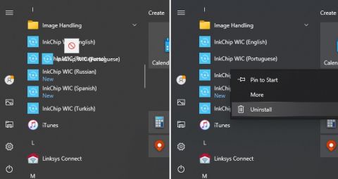 1983 Ford Bronco - InkChip ERROR - won't uninstall or be moved from Start menu