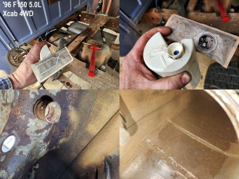 1983 Ford Bronco - 96 F150 5.0L Front Tank Even though the truck ran on this tank when it was bought, it didn't run well, and would sometimes sputter or stall…