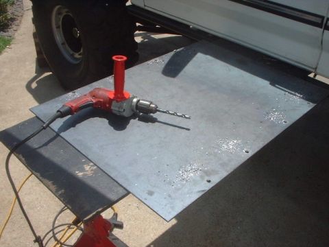 1995 Ford Bronco - new skidplate.. 3/16" thick...