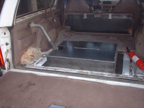 1995 Ford Bronco - box completed.. welding it on.
